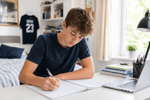 teenagers handwriting