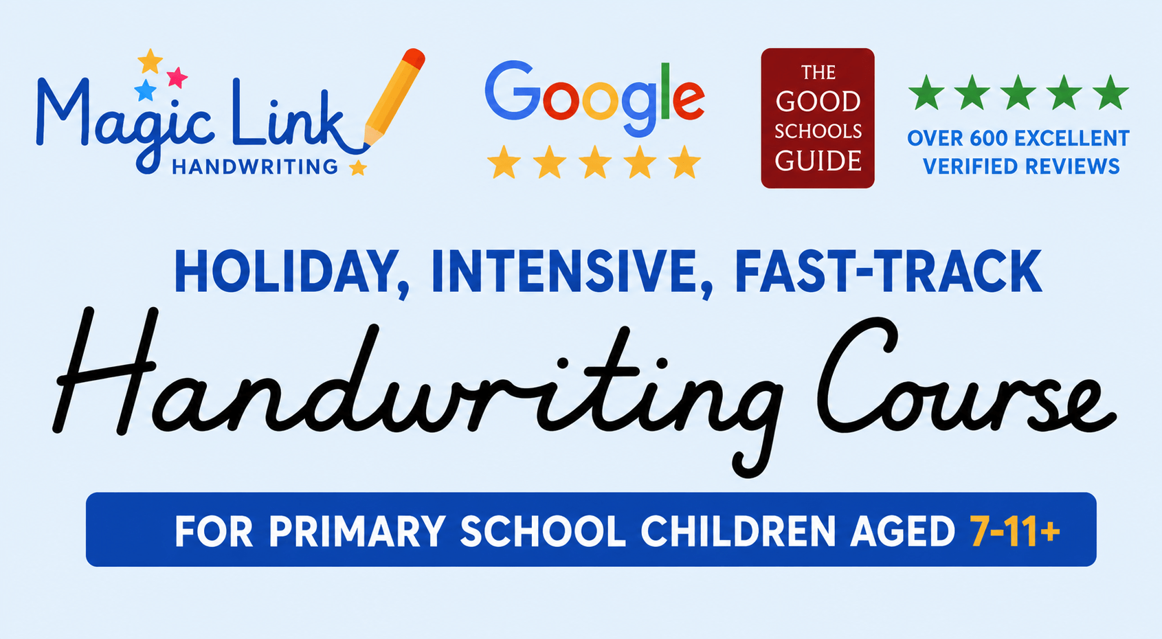Primary Intensive Handwriting course
